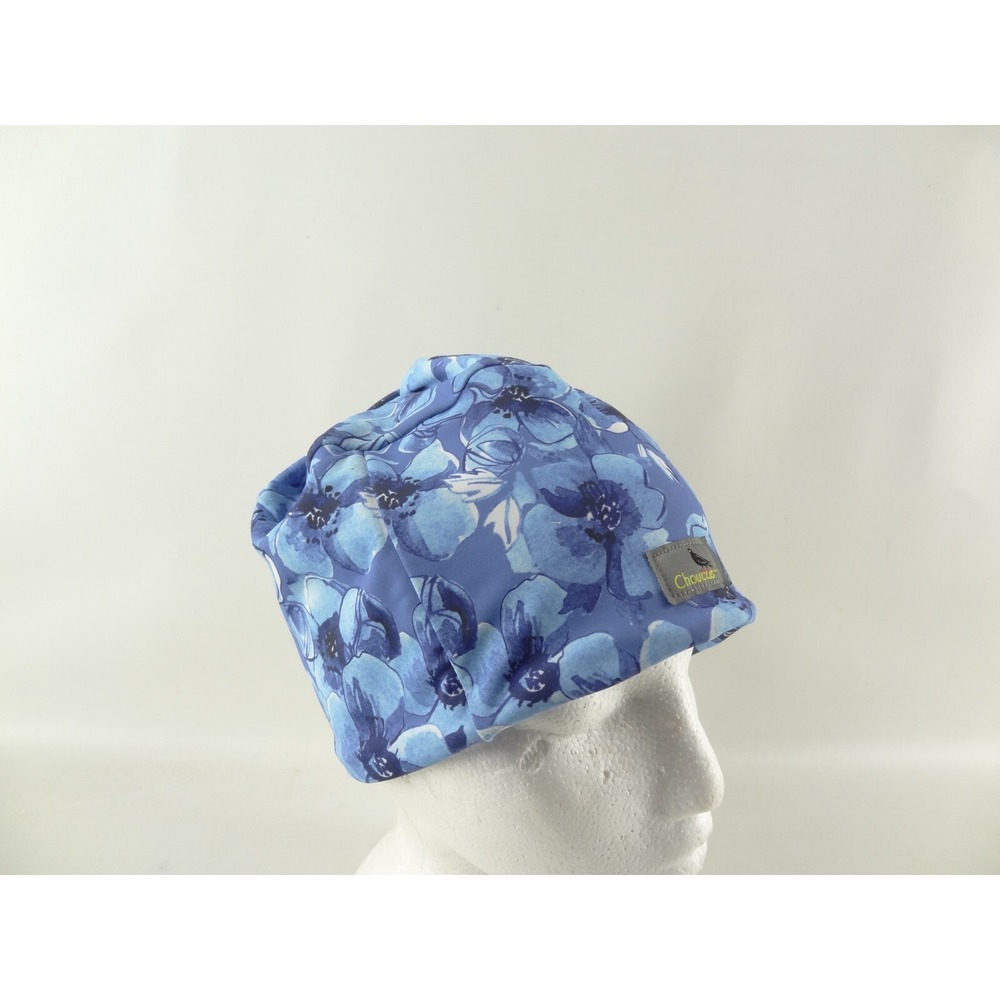 Choucas Performance Polartec Fleece Lined Ear Band Womens Hat Winter Blue Floral